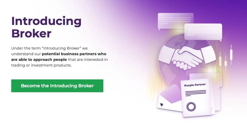 Purple Trading Offers Profitable Introducing Broker Program with Attractive Rewards